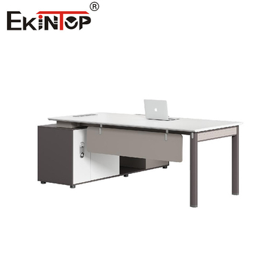 Phong bàn văn phòng điều hành có thể tùy chỉnh theo phong cách công nghiệp với tủ lưu trữ