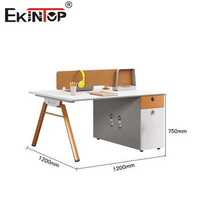 Bàn làm việc nhân viên giá cả phải chăng Máy trạm phong cách hiện đại có vách ngăn