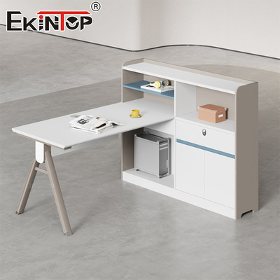 Đồ nội thất mô-đun Không gian văn phòng Bầu máy làm việc kiểu hiện đại Bàn làm việc