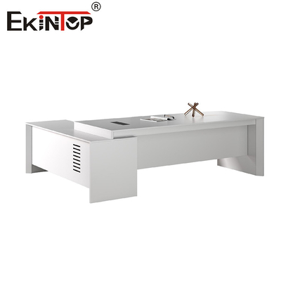 Thiết kế hiện đại phong cách Văn phòng điều hành trắng Bàn văn phòng