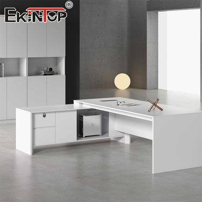 Bàn gỗ tùy biến Văn phòng Bàn đồ nội thất Nhà máy phong cách hiện đại