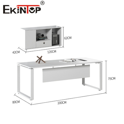 Phong cách hiện đại Văn phòng trắng Nhân viên bàn làm việc Bàn sản xuất trực tiếp