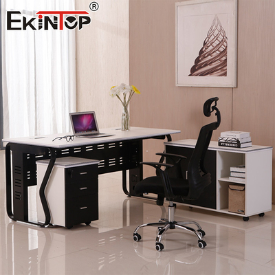 Kiểu hiện đại Home Office Desk Thiết kế Bàn với tủ