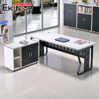 Bàn văn phòng nhà gỗ tùy chỉnh Bàn thiết kế hiện đại Bàn hình L
