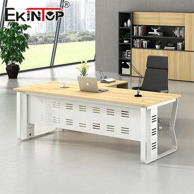 Bàn văn phòng nhân viên vật liệu gỗ kiểu hiện đại Bàn gỗ sồi rắn