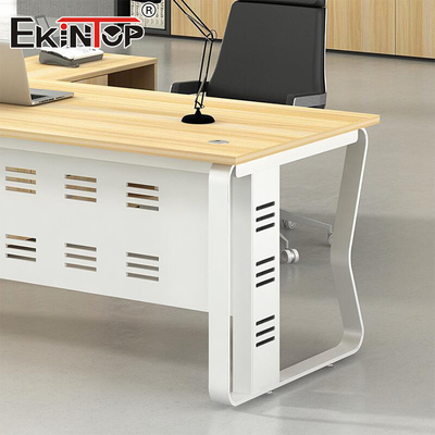 Bàn văn phòng nhân viên vật liệu gỗ kiểu hiện đại Bàn gỗ sồi rắn