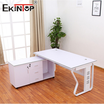 Văn phòng tùy chỉnh bàn giao dịch với vật liệu gỗ cho văn phòng gia đình