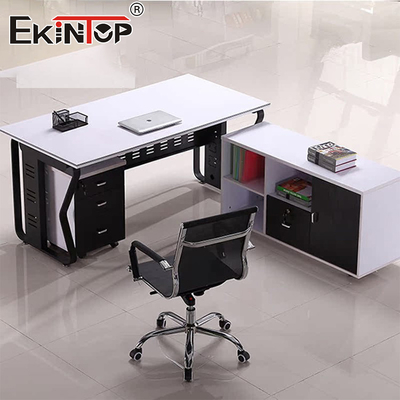 Bàn văn phòng hiện đại Bàn văn phòng hình chữ L Bàn góc gỗ tùy chỉnh