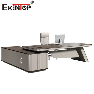 Nhà máy đồ nội thất văn phòng gỗ rắn bàn văn phòng hiện đại bàn làm việc