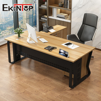 Giá giảm giá Thiết kế hiện đại Walnut Văn phòng Bespoke Desk