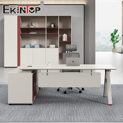 Đồ nội thất văn phòng hiện đại Bàn làm việc hình chữ L