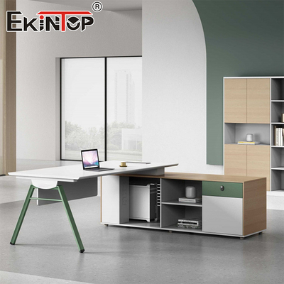 Thư ký văn phòng vật liệu gỗ tùy chỉnh trực tiếp từ nhà máy Acacia Wood Desk