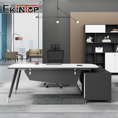 Bàn quản lý hình chữ L Nhà cung cấp Bàn viết lớn