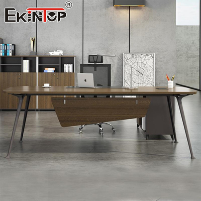 Sản phẩm bán buôn chất lượng cao tùy chỉnh Solid Wood Office Desk Desk Sets