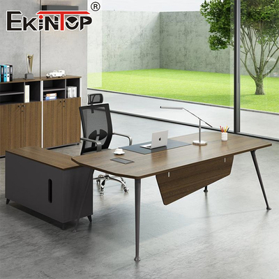 Sản phẩm bán buôn chất lượng cao tùy chỉnh Solid Wood Office Desk Desk Sets
