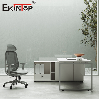 Bàn làm việc văn phòng phong cách hiện đại với tủ phụ thời trang All Modern Desk