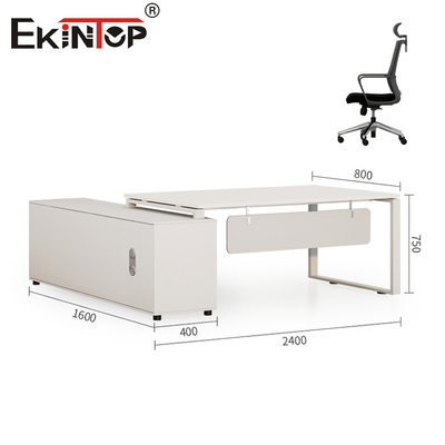 Bàn văn phòng màu trắng tùy chỉnh với thiết kế đặc biệt Phong cách tối giản Tất cả bàn văn phòng hiện đại
