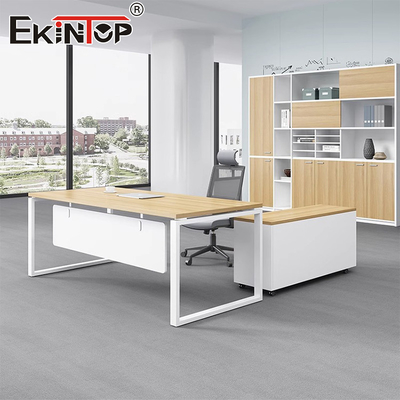 Bàn văn phòng gỗ theo phong cách thương mại cho phòng khách hiện đại