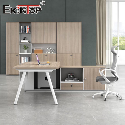 Kiểu thương mại Văn phòng bàn quản lý đồ nội thất bàn làm theo yêu cầu bàn