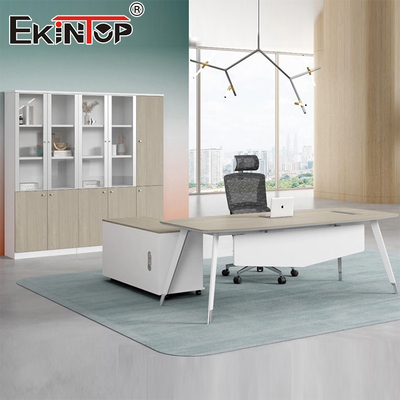 Phong cách hiện đại Văn phòng công nghiệp Bàn văn phòng hiện đại Bàn gỗ mô-đun
