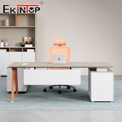 Bàn văn phòng hiện đại Bàn văn phòng điều hành Ergonomic Bàn văn phòng gỗ Đồ nội thất bàn mô-đun