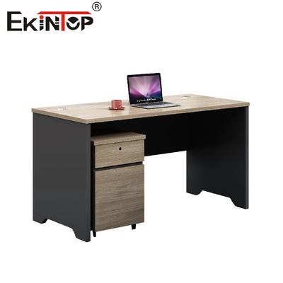 Bàn văn phòng với tủ bên vật liệu gỗ đồ nội thất bàn mô-đun