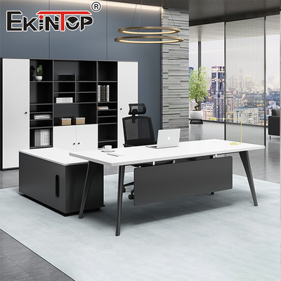 Bàn văn phòng điều hành Phong cách cổ điển đồ nội thất bàn mô-đun