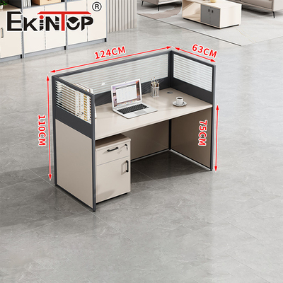 Gỗ rắn đồ nội thất văn phòng hiện đại Bàn văn phòng hình L Bàn văn phòng nhỏ