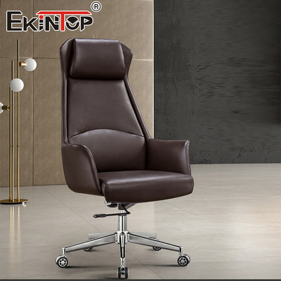 Kiểu hiện đại cao lưng ghế văn phòng da thiết kế ghế vẽ ergonomic