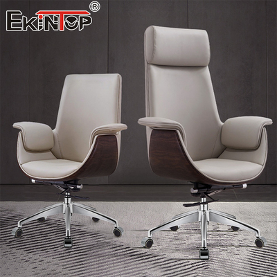 Modern Style Manager ghế văn phòng da với bánh xe ghế vẽ ergonomic