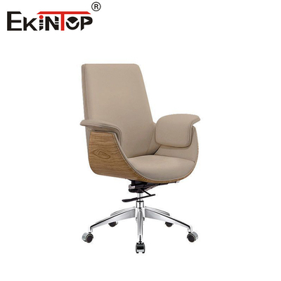 Ghế văn phòng da ergonomic với chiều cao điều chỉnh