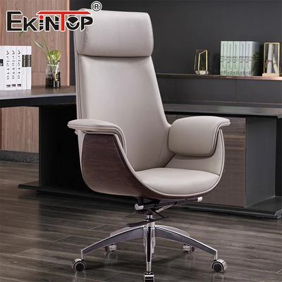Kiểu hiện đại cao lưng ghế văn phòng da trắng ghế văn phòng văn phòng nhà