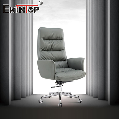 Lưng cao Ergonomic chất lượng cao khung kim loại ghế văn phòng da PU ghế BreakRoom