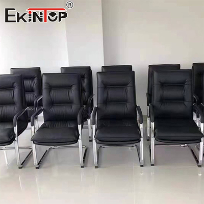 Ghế văn phòng chất lượng cao, lưng cao, khung kim loại điều hành bằng da PU, ghế văn phòng chất lượng