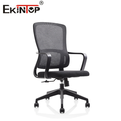 Nhà sản xuất Ghế máy tính tiện dụng lưng giữa thoải mái Ghế văn phòng vải có thể điều chỉnh