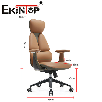 Người đứng đầu đồ nội thất văn phòng ghế quản lý PU ghế văn phòng quay ergonomic ghế văn phòng ghế câu lạc bộ da