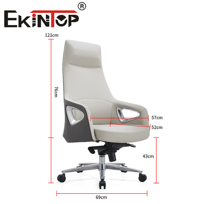 Nội thất thương mại Ghế văn phòng lưng cao với ghế câu lạc bộ da thiết kế hiện đại