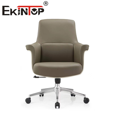 Ergonomic Trung sau máy tính ghế điều hành da PU ghế da thuần chay