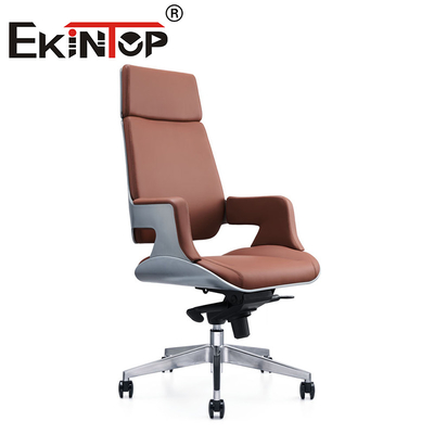 Modern Comfortable High Back Adjustable Height Conference Meeting ghế da thuần chay
