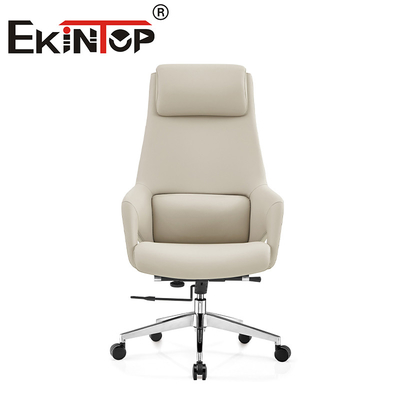 High Back Ergonomic Executive Boss Chair Nhiều chức năng ghế da thuần chay hiện đại