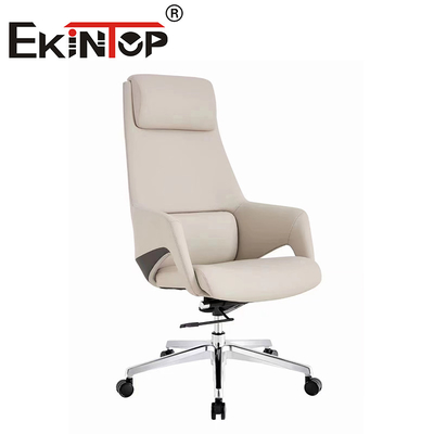 High Back Ergonomic Executive Boss Chair Nhiều chức năng ghế da thuần chay hiện đại