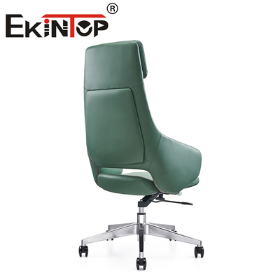 Người quản lý điều chỉnh ghế văn phòng sang trọng Trò xoay Boss ghế da thuần chay ergonomic