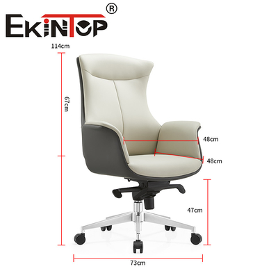 Văn phòng ghế Recliner da hiện đại điều chỉnh ghế văn phòng da bò