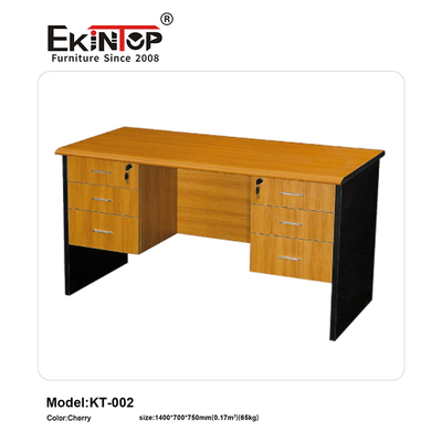 Giá rẻ Văn phòng phổ biến MDF Giám đốc điều hành Máy trạm chống cháy Máy làm việc hiện đại Chiếc đồ nội thất Bàn thiết kế bàn phòng