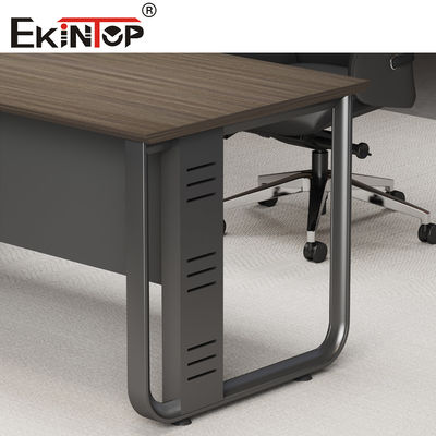Ekintop Manager Wood CEO Modern Management Executive L Shape Office Desk Table