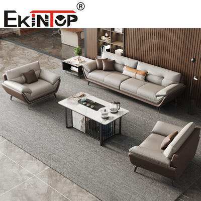Ekintop Gỗ Thiết kế hiện đại Nội thất văn phòng Phong cách Ý Bộ ghế sofa da