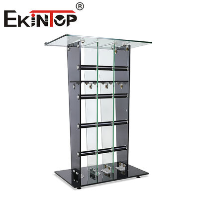 Bục giảng Ekintop Podium Nhà thờ Bục giảng Thùng trong suốt Trường học Thương mại Nội thất Bục giảng