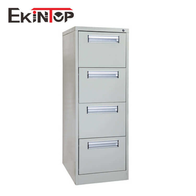 Tủ văn phòng 4 ngăn kéo bằng thép cán nguội, Tủ đựng hồ sơ bằng kim loại OEM không mùi