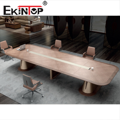 Bàn hội nghị thương mại bằng gỗ cho phòng văn phòng 4800 × 1600 × 750mm
