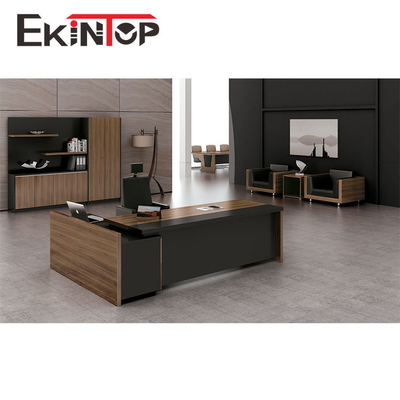 Bàn gỗ Melamine hiện đại hình chữ L 2400mm × 1850mm × 750mm ODM